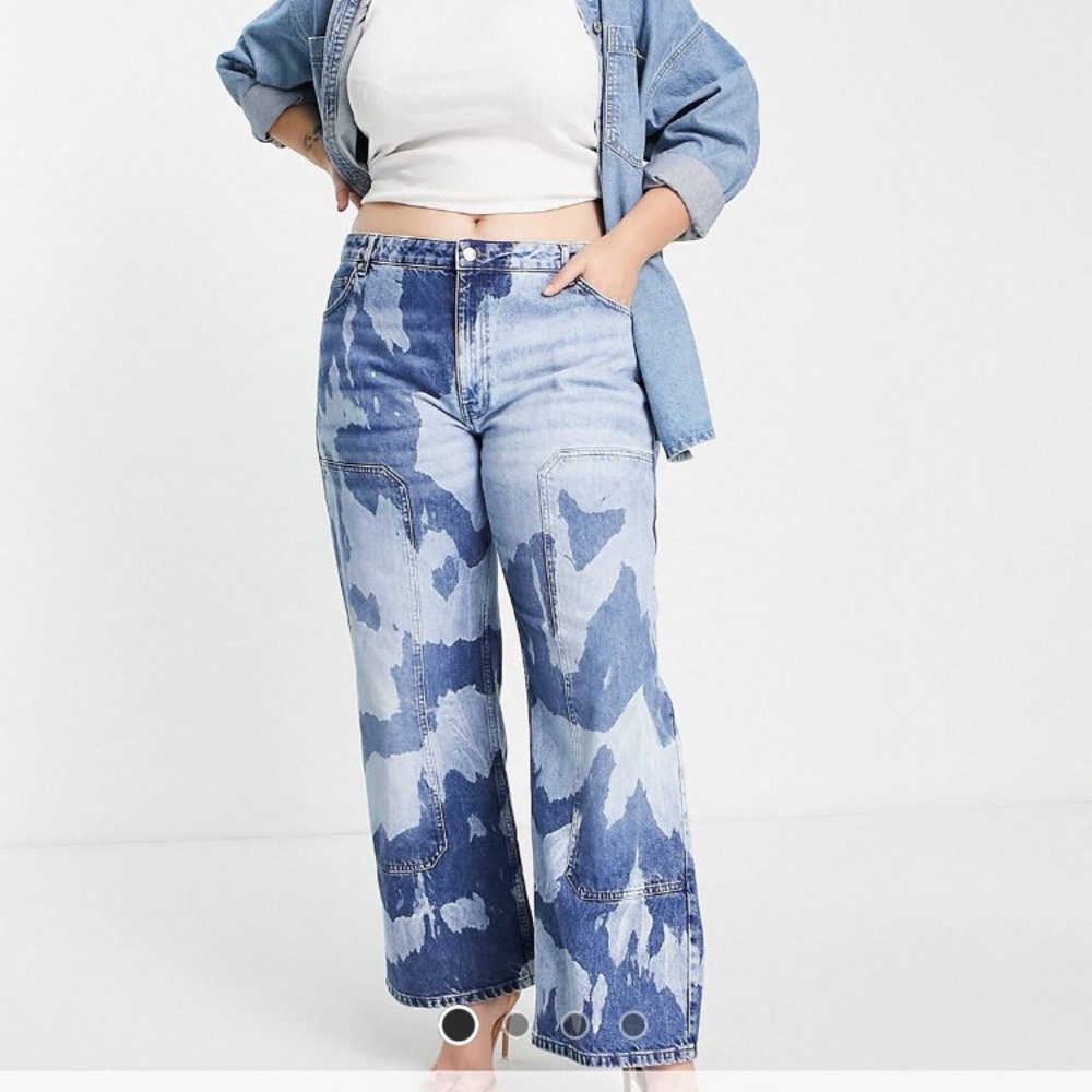 Relaxed Tye Dye Jeans